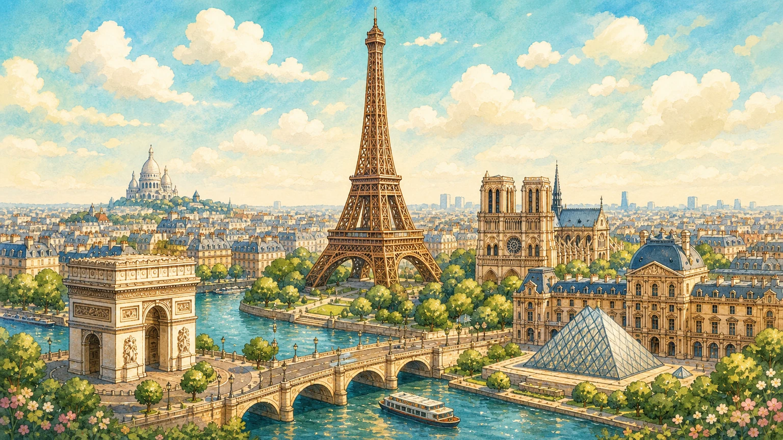 A postcard from the real-world Paris journey